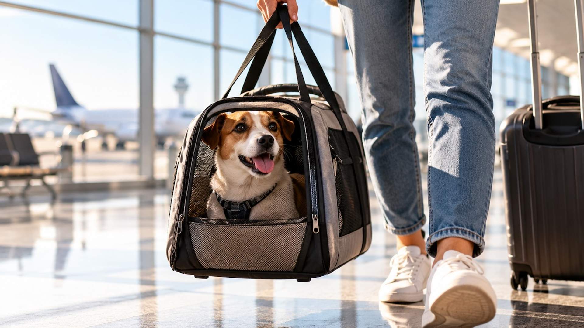 Happy Dog’s Airport Adventure